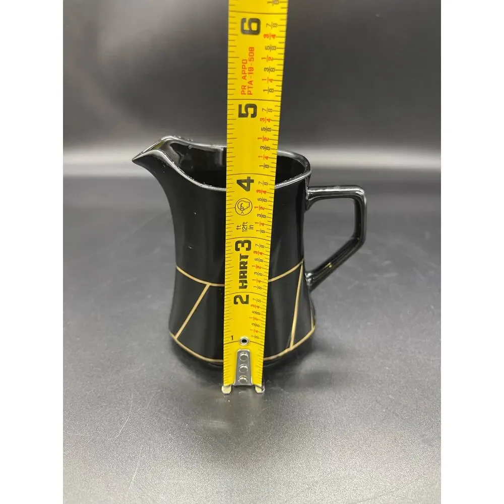 Gallery Collections by Ranmaru Crystalline Black Creamer Cream Japan